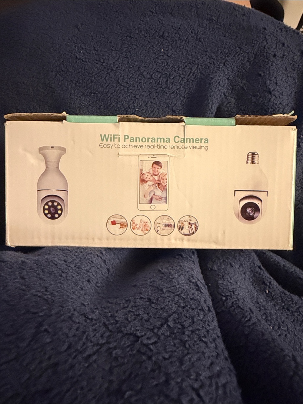 WiFi Panorama Bulb Camera - White